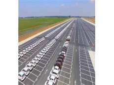 铁路内陆港中铁特货航拍图